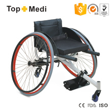 Silla de ruedas de tenis de mesa deportiva con estructura de aluminio ligera Topmedi